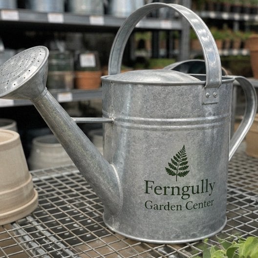Custom watering cans — customer photo